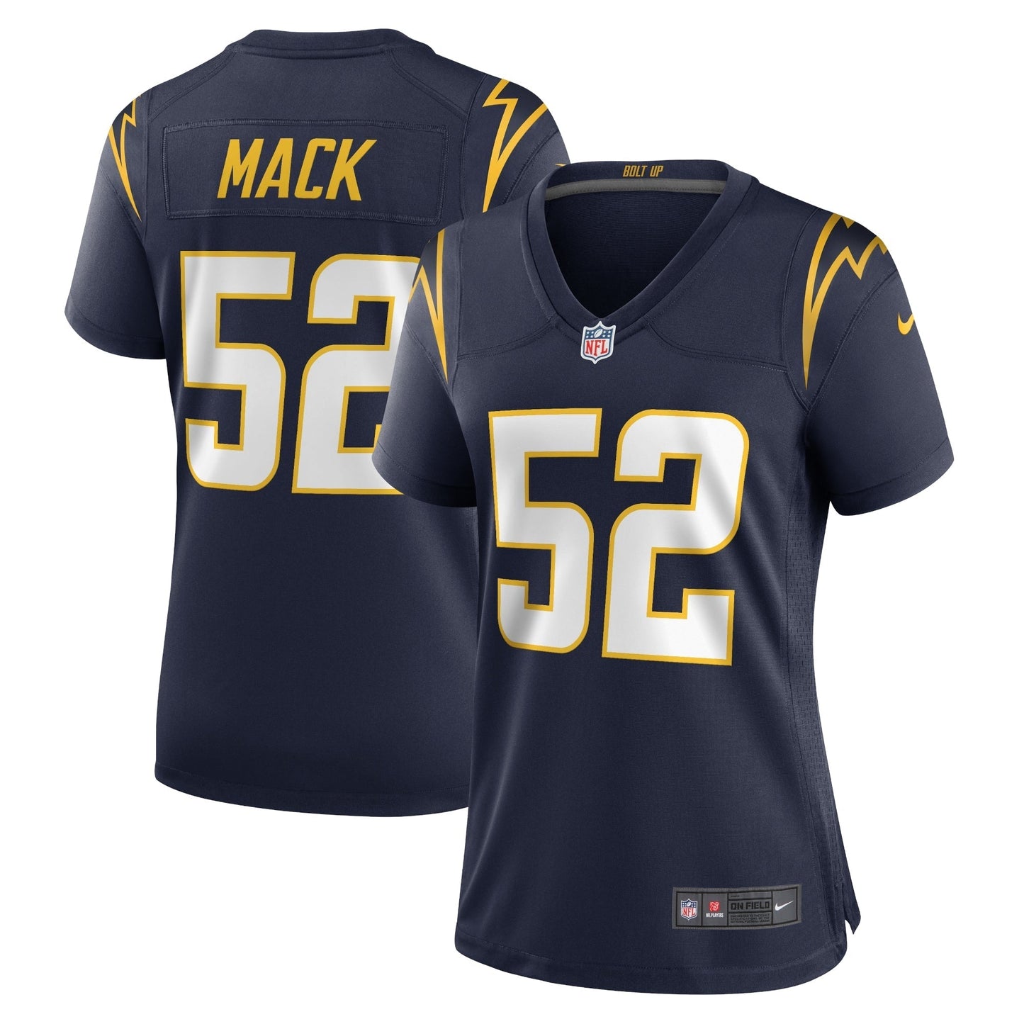 Women's Nike Khalil Mack Navy Los Angeles Chargers Alternate Game Jersey