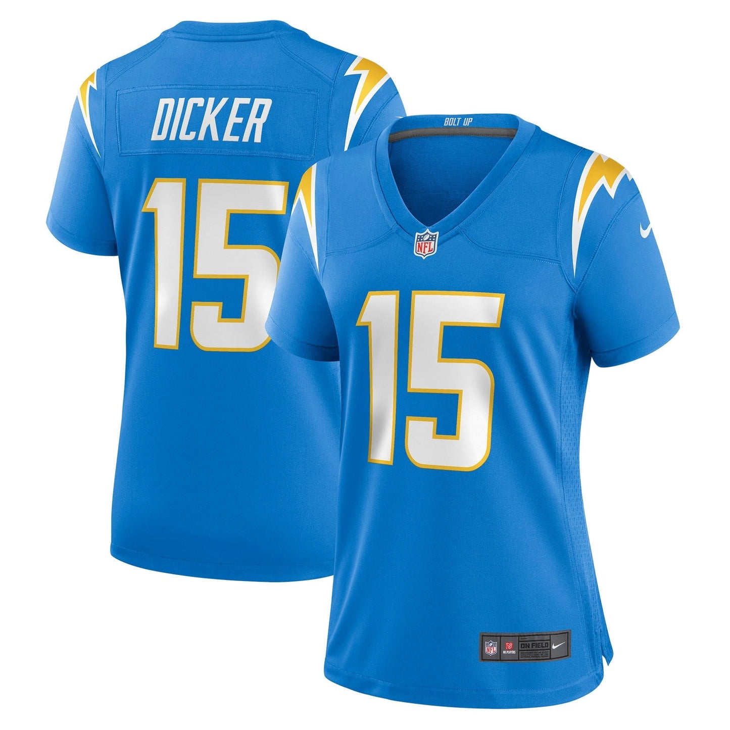 Women's Nike Cameron Dicker Powder Blue Los Angeles Chargers Game Player Jersey
