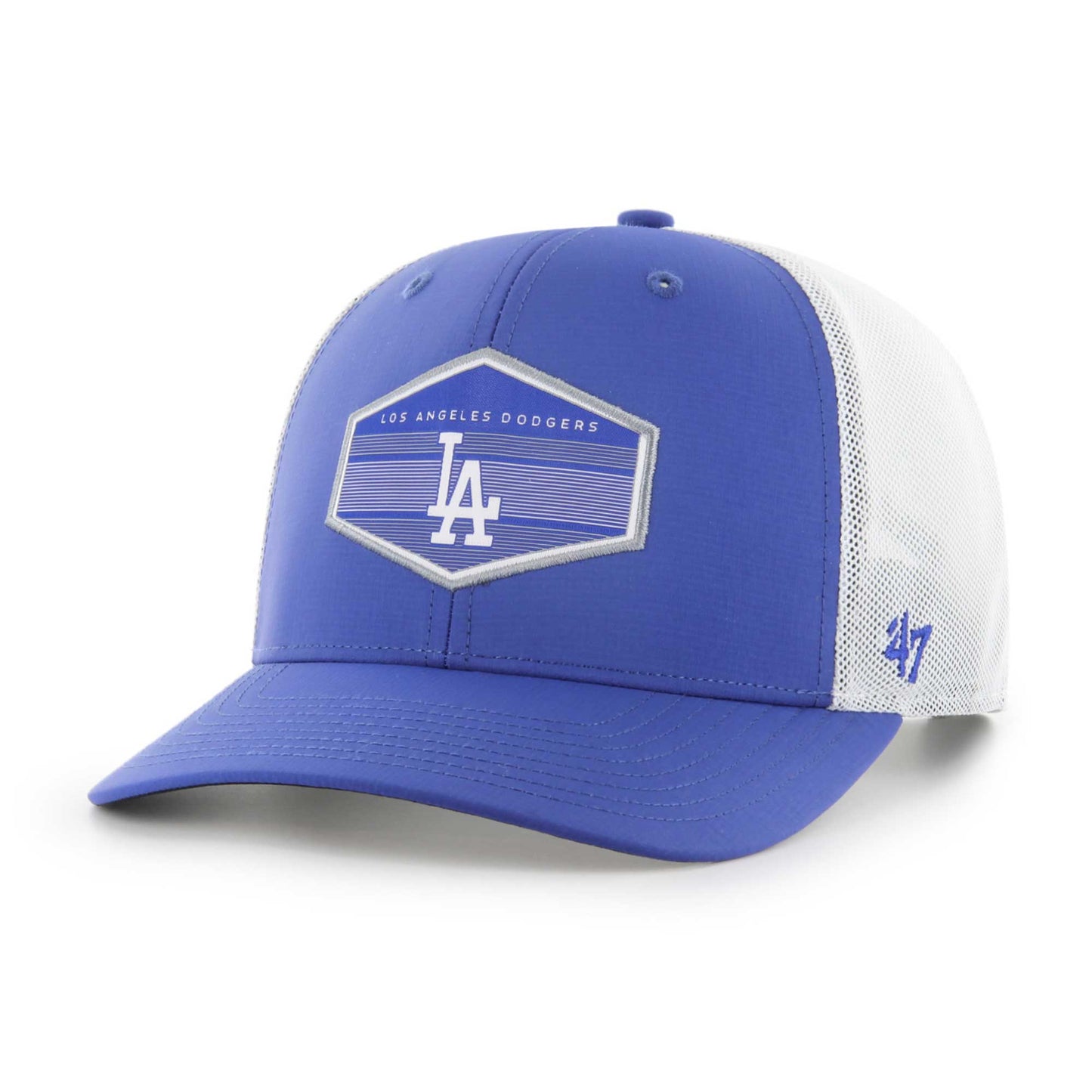 Los Angeles Dodgers '47 Burgess Trucker Snapback Hat - Royal/White