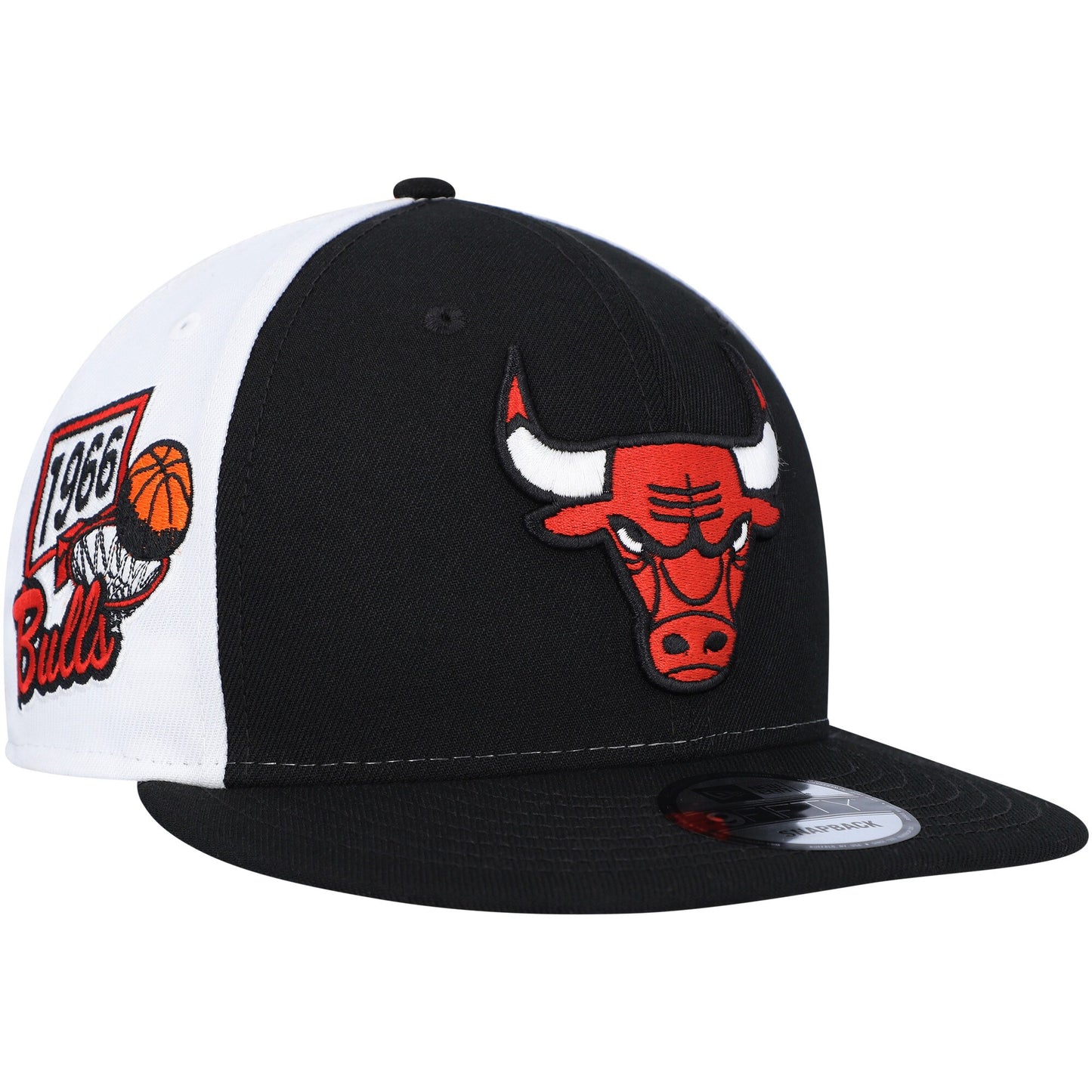 Chicago Bulls New Era Pop Panels 9FIFTY Snapback Hat - Black
