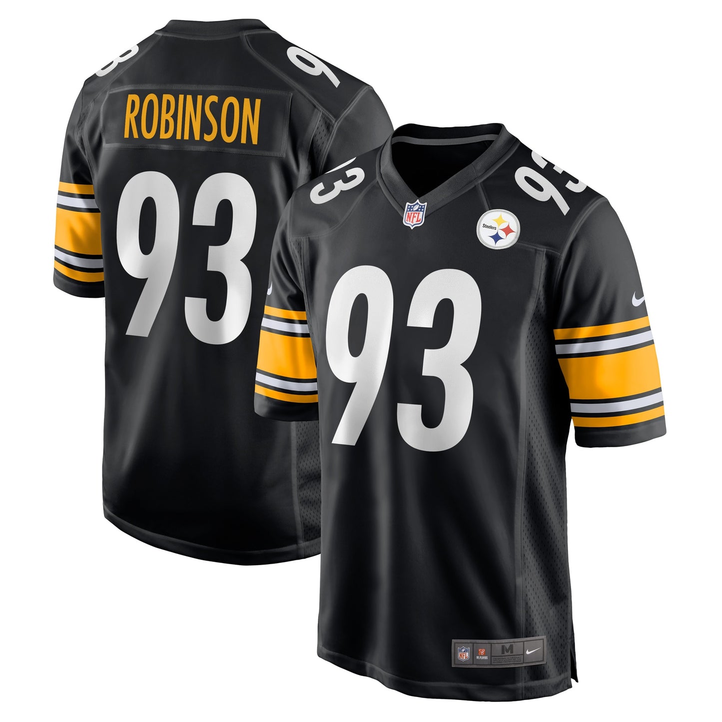 Mark Robinson Pittsburgh Steelers Nike Game Player Jersey - Black