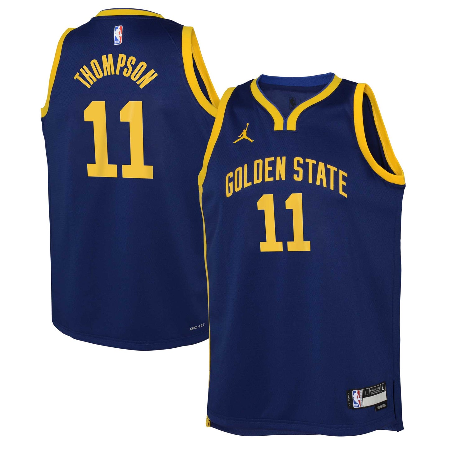 Klay Thompson Golden State Warriors Jordans Brand Youth Swingman Jersey - Statement Edition - Blue