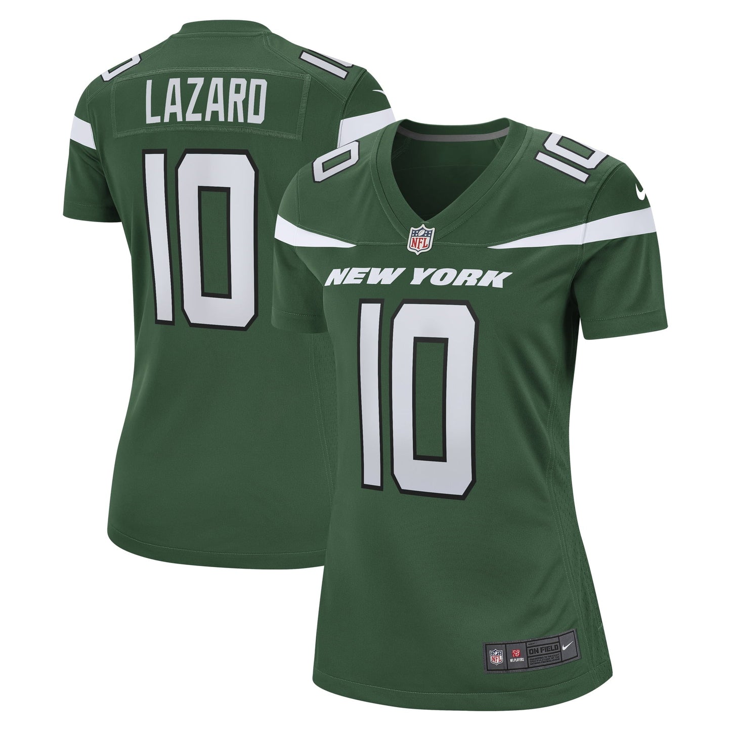 Women's Nike Allen Lazard Gotham Green New York Jets Game Player Jersey