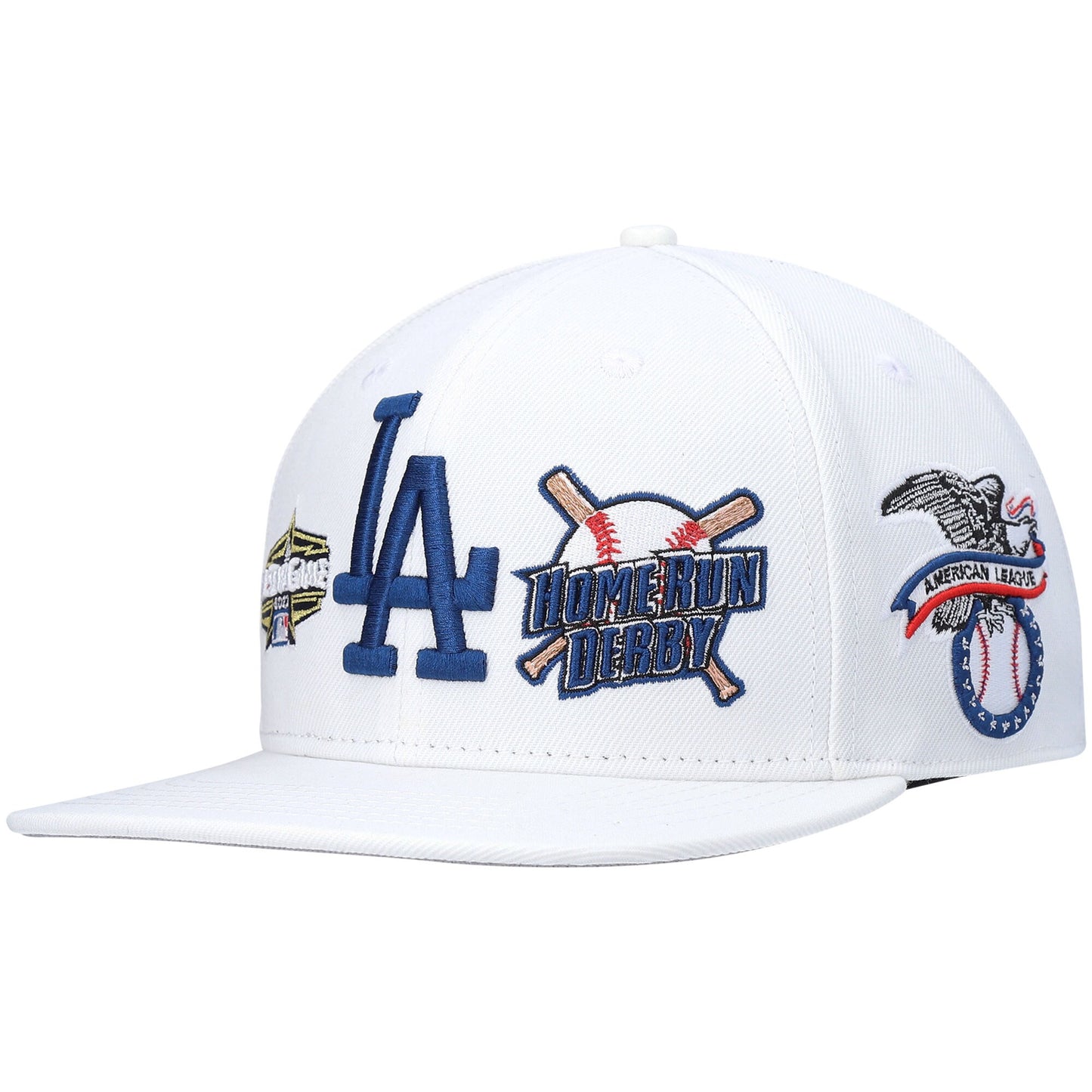 Los Angeles Dodgers Pro Standard All-Star Multi Hit Wool Snapback Hat - White