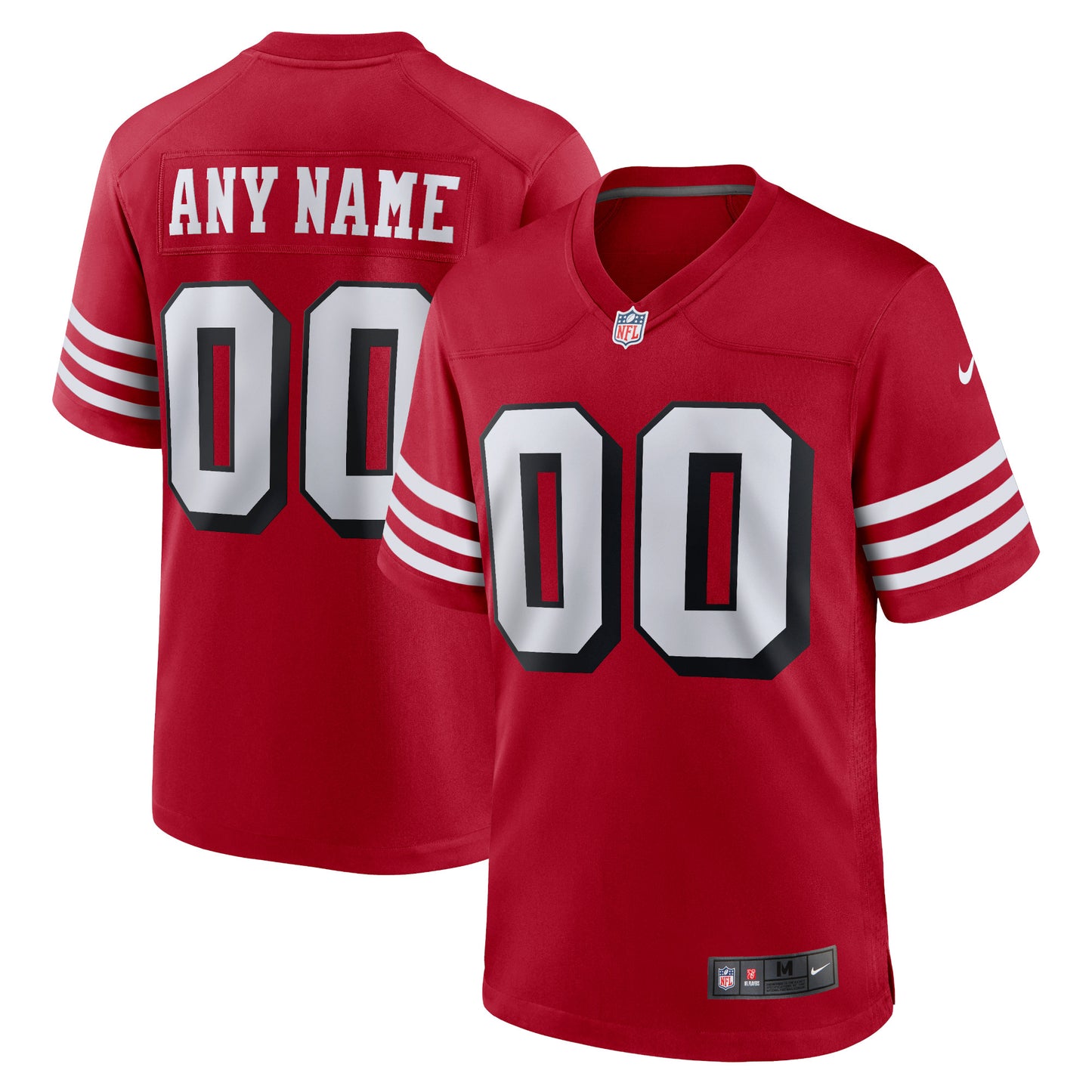San Francisco 49ers Nike Alternate Custom Game Jersey - Scarlet