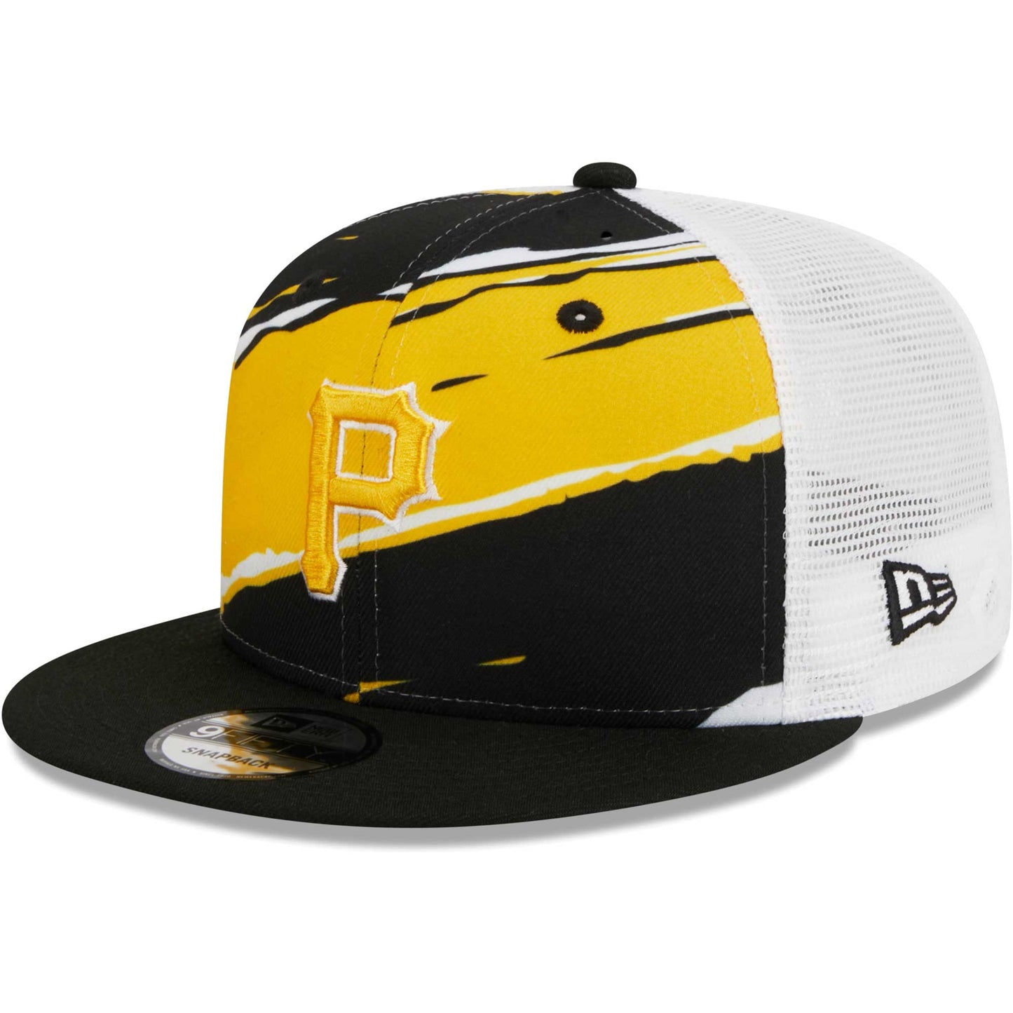 Pittsburgh Pirates New Era Tear Trucker 9FIFTY Snapback Hat - Black