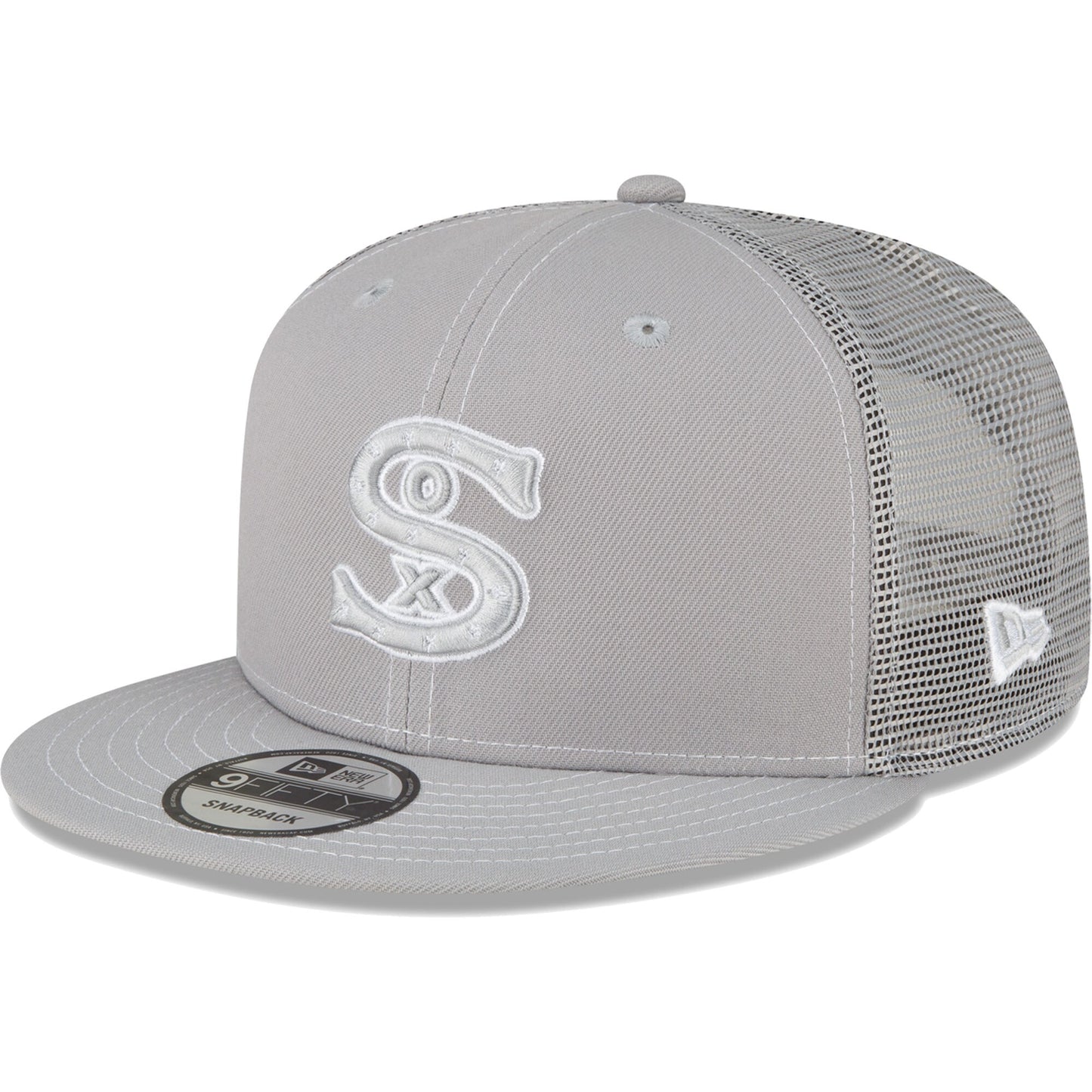 Chicago White Sox New Era 2023 On-Field Batting Practice 9FIFTY Snapback Hat - Gray