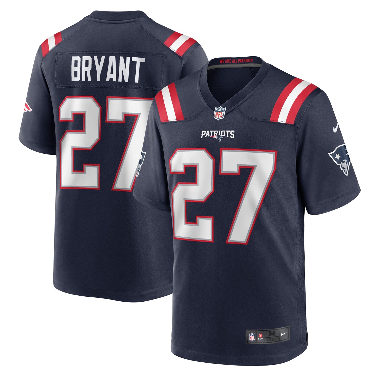 Myles Bryant New England Patriots Nike Game Player Jersey - Navy