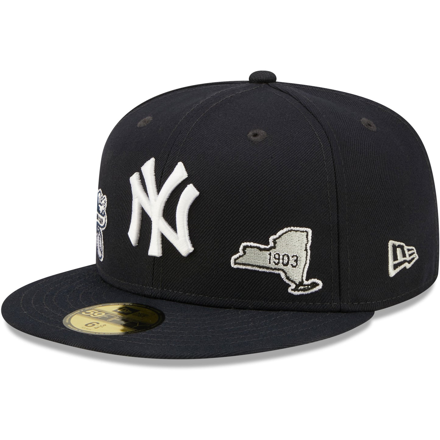 New York Yankees New Era Identity 59FIFTY Fitted Hat - Navy