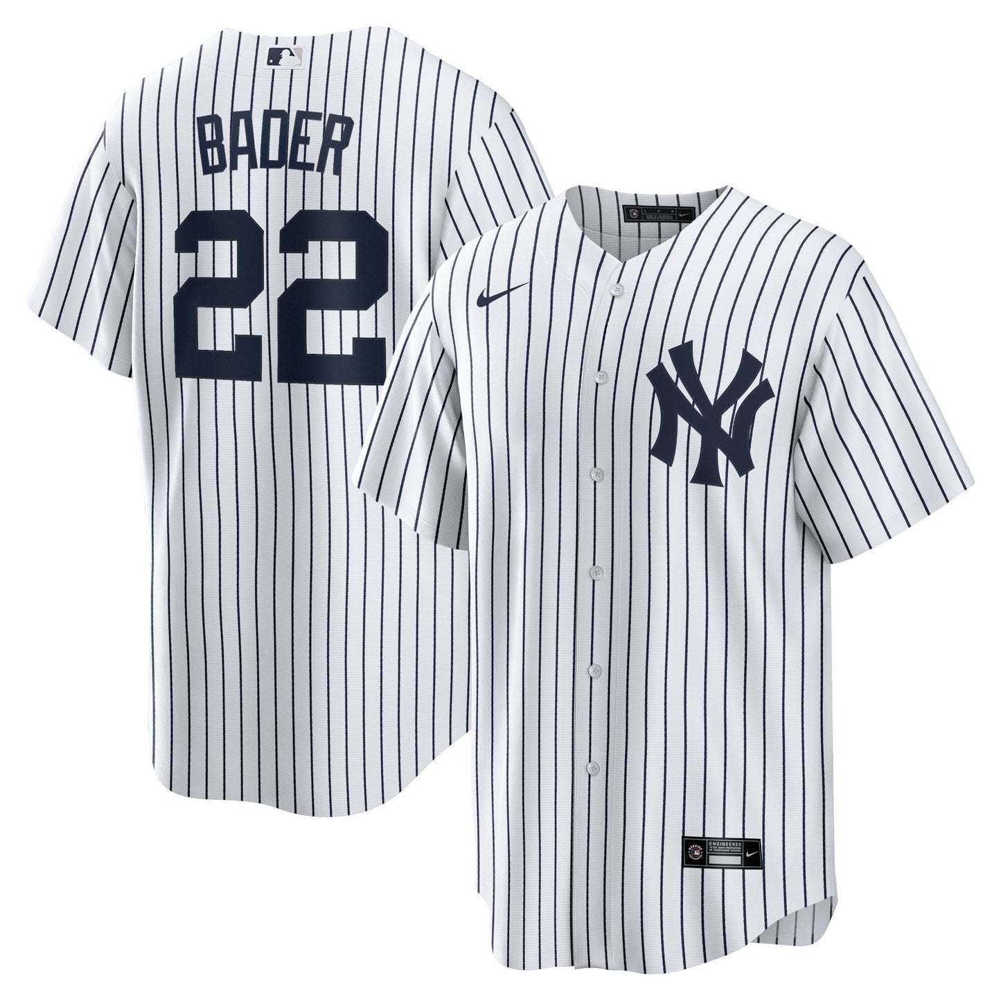 Harrison Bader New York Yankees Nike Replica Player Jersey - White