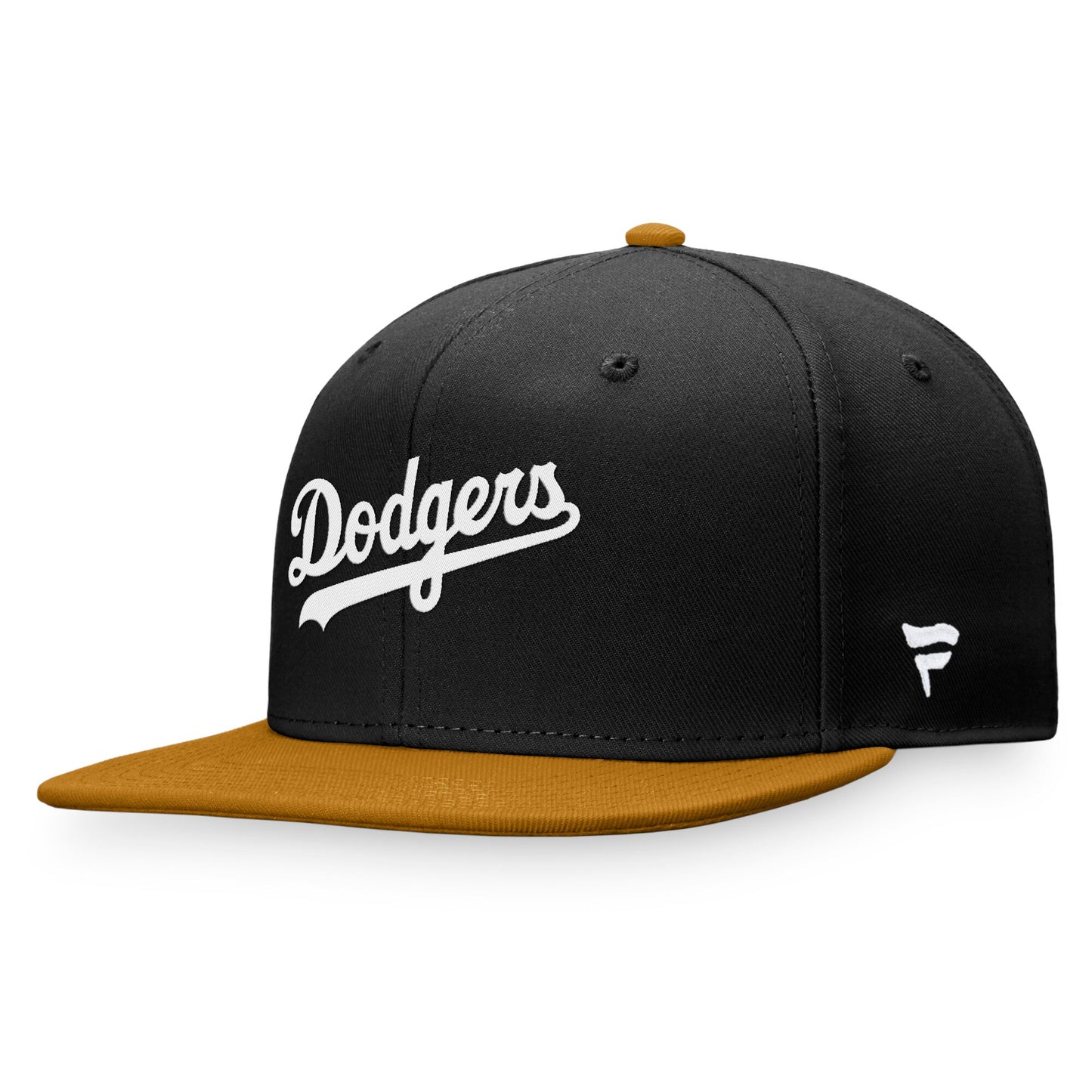 Los Angeles Dodgers Fanatics Branded Fitted Hat - Black/Khaki