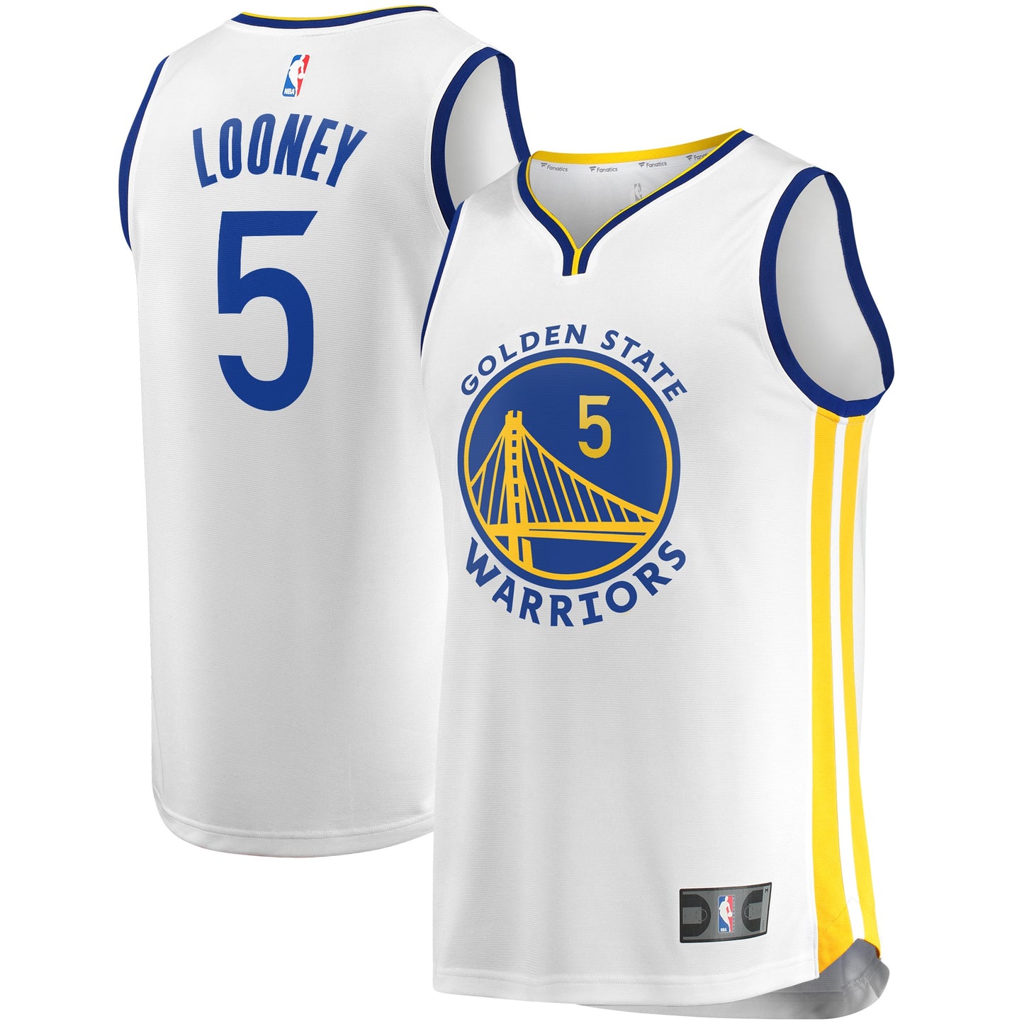 Kevon Looney Golden State Warriors Fanatics Branded Fast Break Player Replica Jersey - Association Edition - White