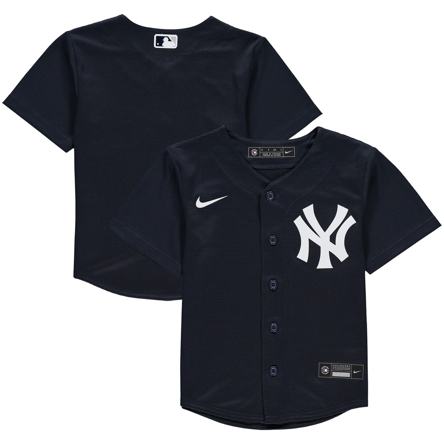New York Yankees Nike Preschool Alternate Replica Team Jersey - Navy
