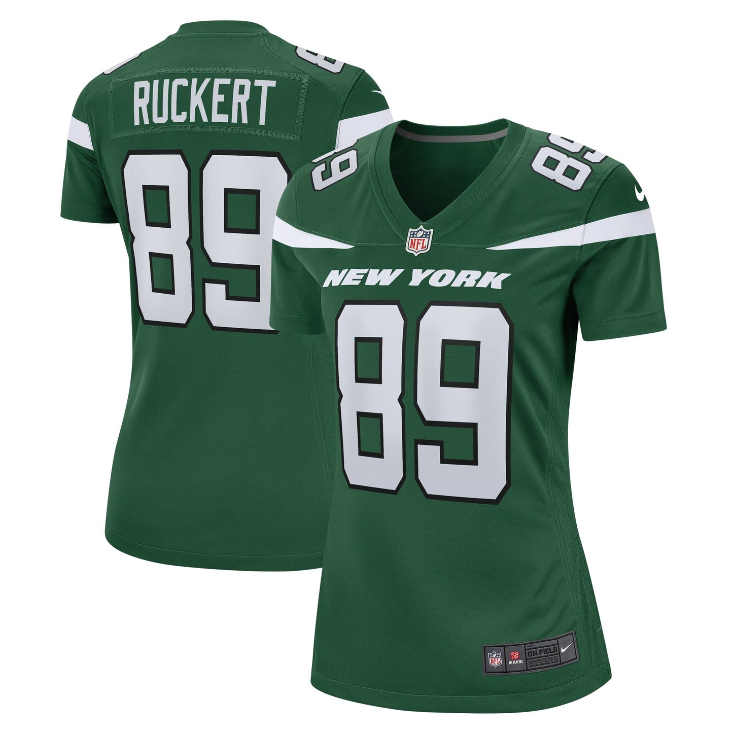 Women's Nike Jeremy Ruckert Gotham Green New York Jets Game Player Jersey
