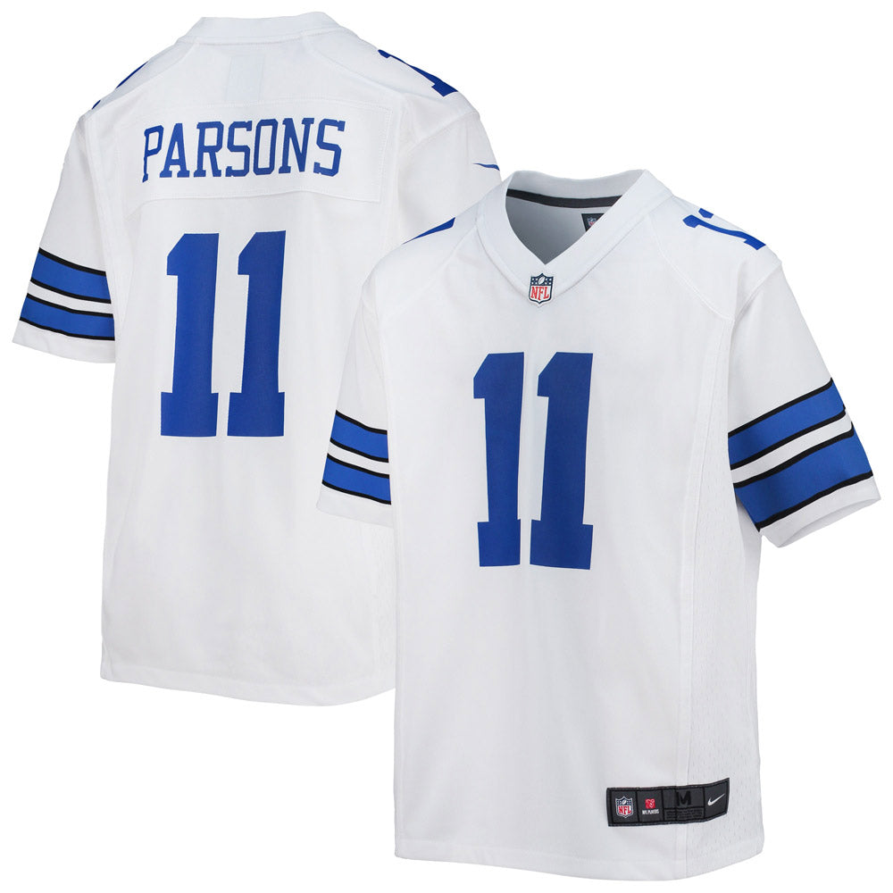 Youth Dallas Cowboys Micah Parsons Game Jersey White