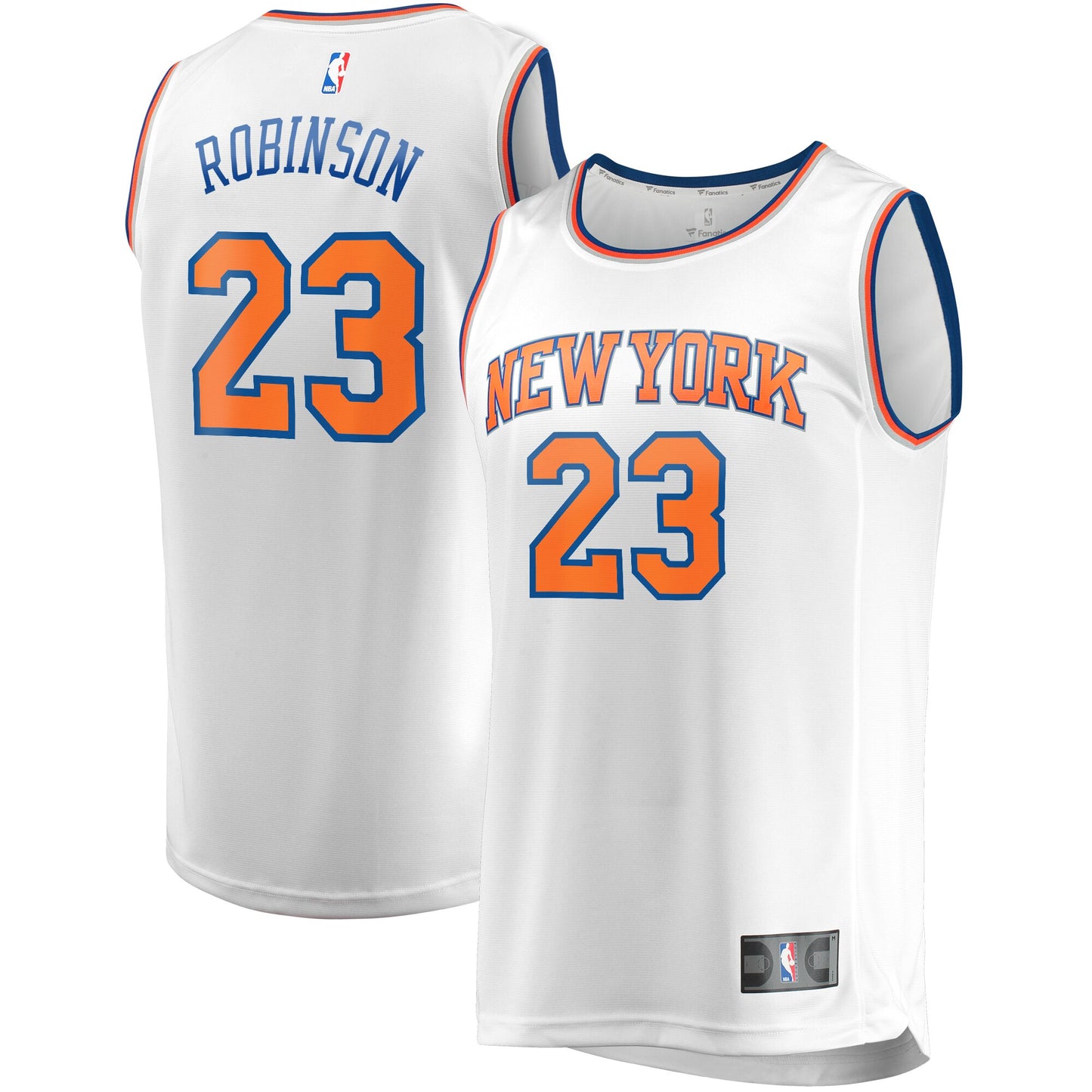 Mitchell Robinson New York Knicks Fanatics Branded Fast Break Player Replica Jersey - Association Edition - White