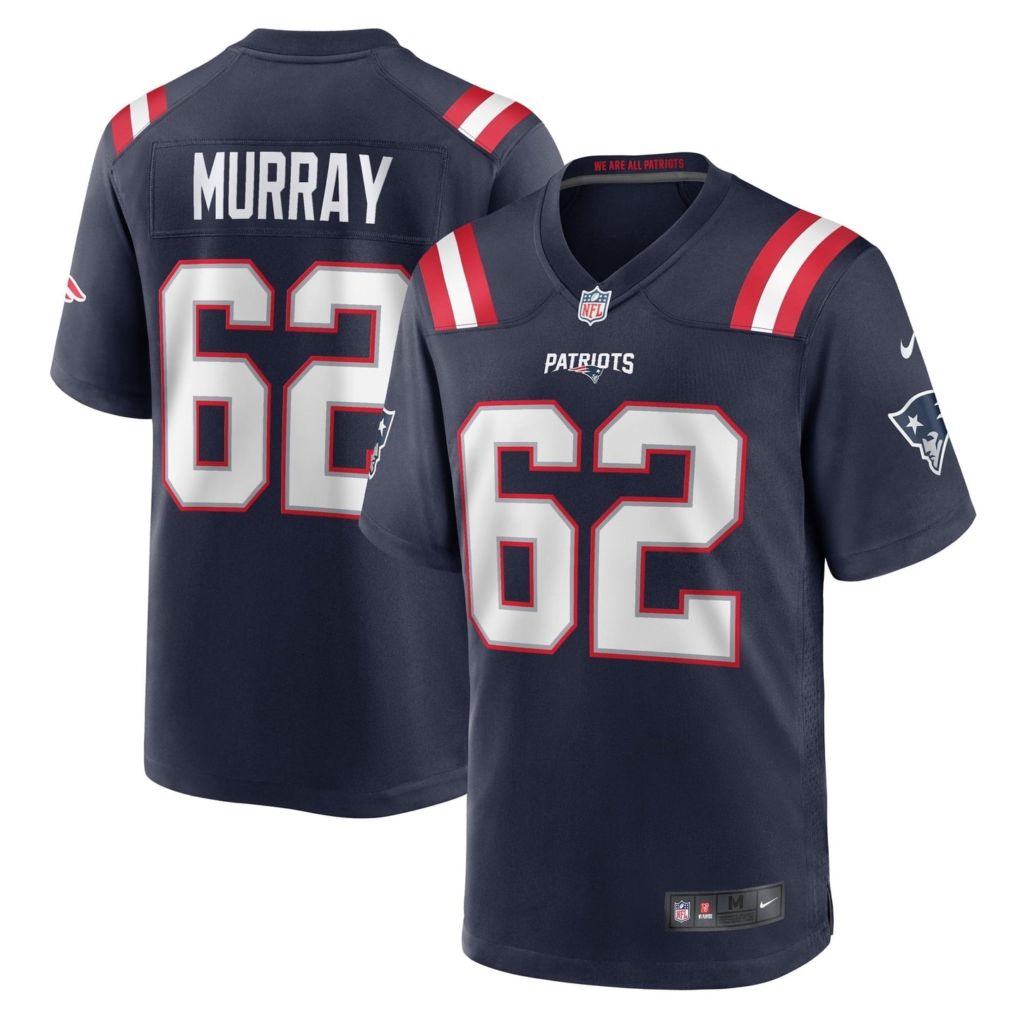 Men's Nike Bill Murray Navy New England Patriots Game Player Jersey