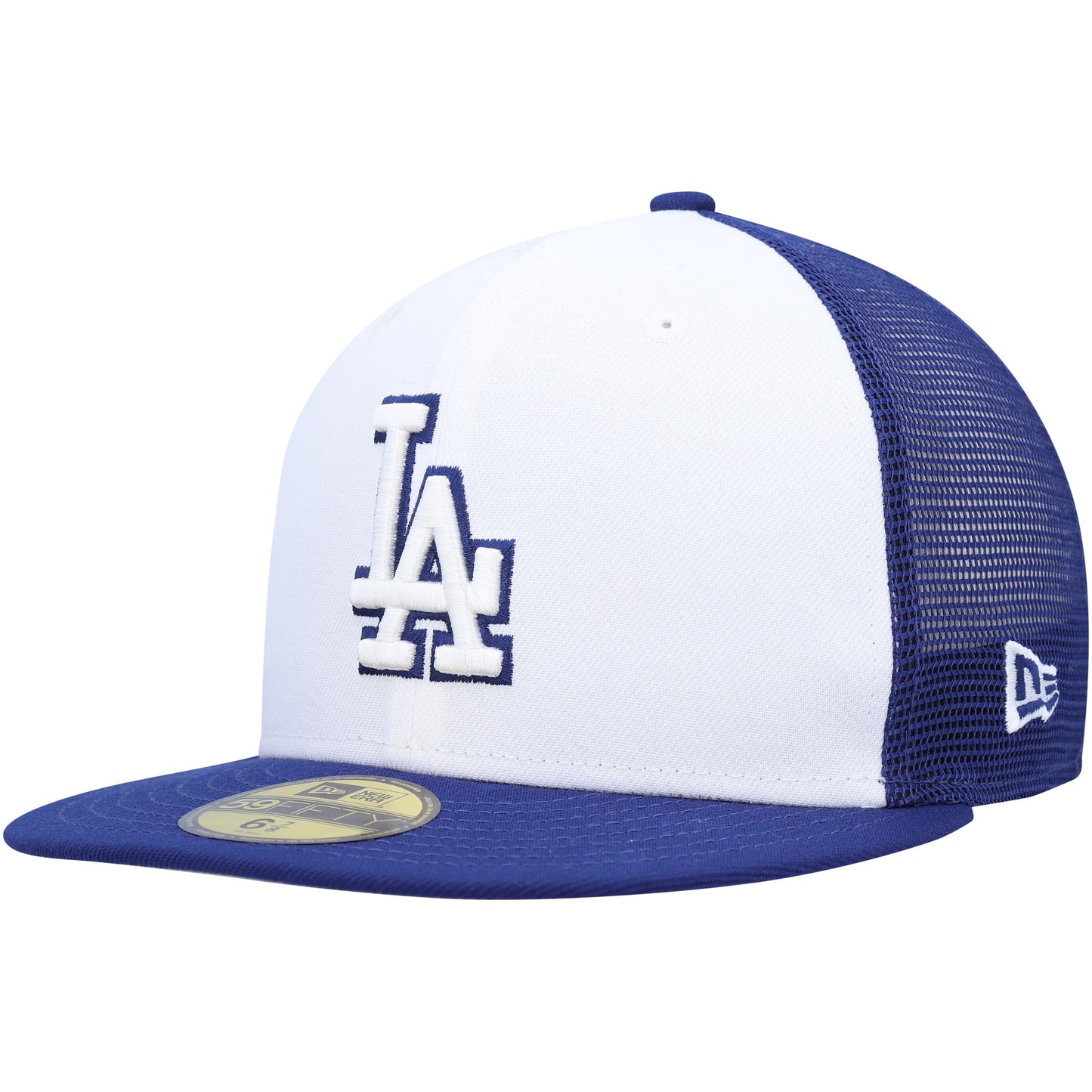 Los Angeles Dodgers New Era 2023 On-Field Batting Practice 59FIFTY Fitted Hat - White/Royal