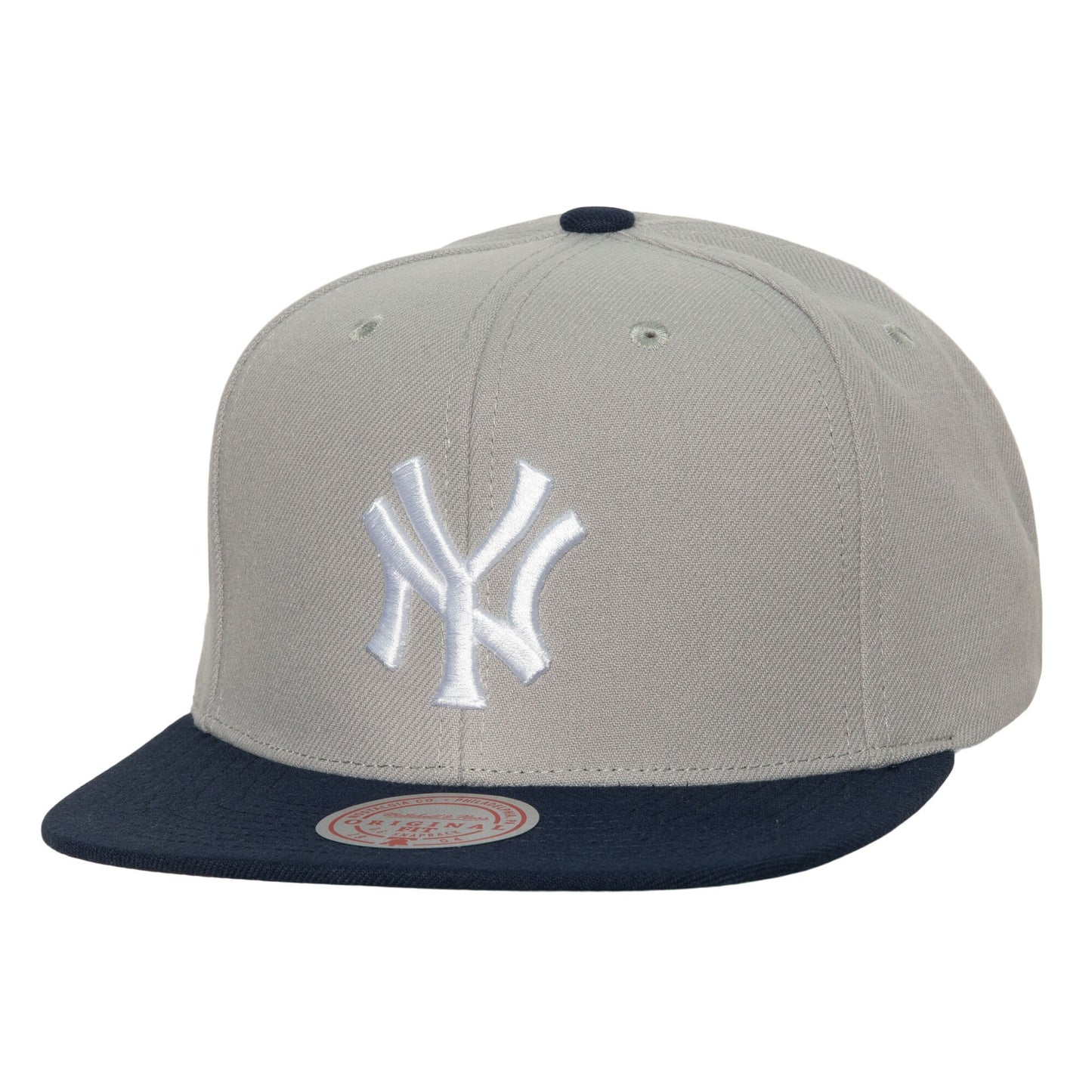 New York Yankees Mitchell & Ness Cooperstown Collection Away Snapback Hat - Gray