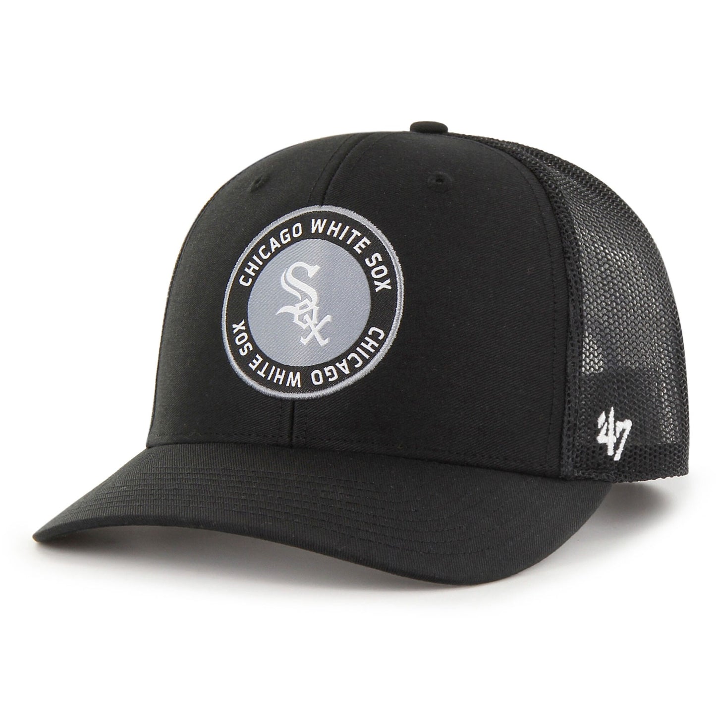 Chicago White Sox '47 Unveil Trucker Adjustable Hat - Black