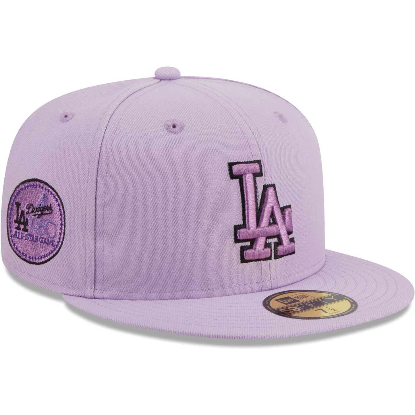 Los Angeles Dodgers New Era 59FIFTY Fitted Hat - Lavender