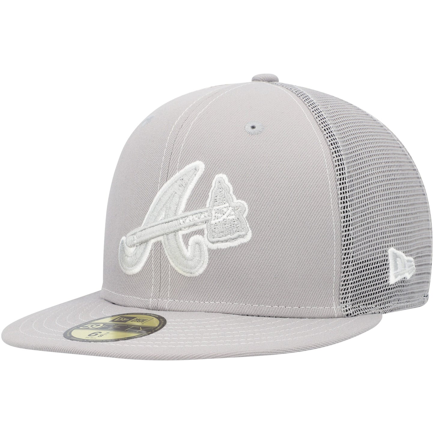 Atlanta Braves New Era 2023 On-Field Batting Practice 59FIFTY Fitted Hat - Gray