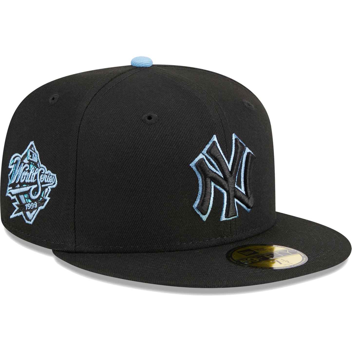 New York Yankees New Era Pastel Undervisor 59FIFTY Fitted Hat - Black