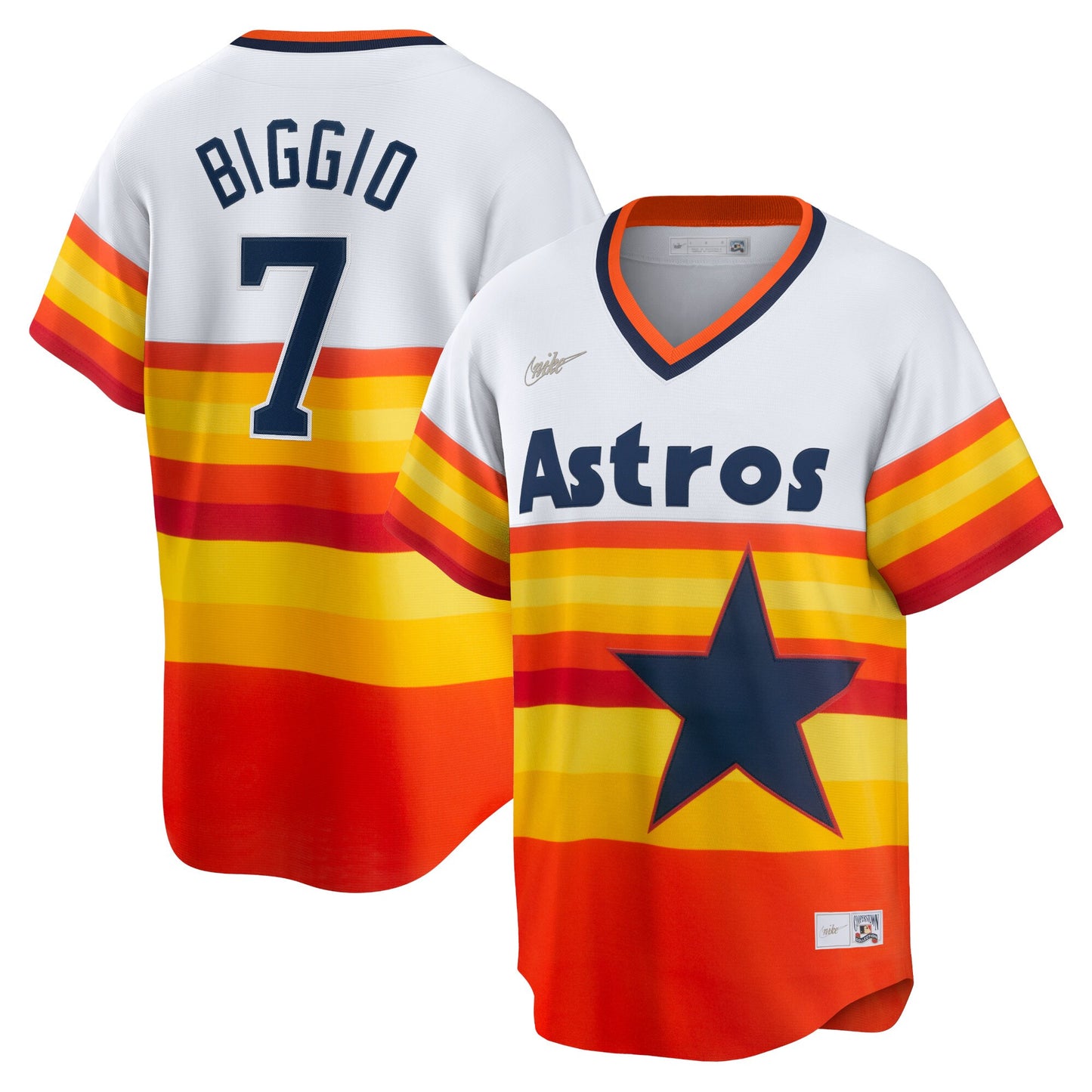 Craig Biggio Houston Astros Nike Home Cooperstown Collection Player Jersey - White
