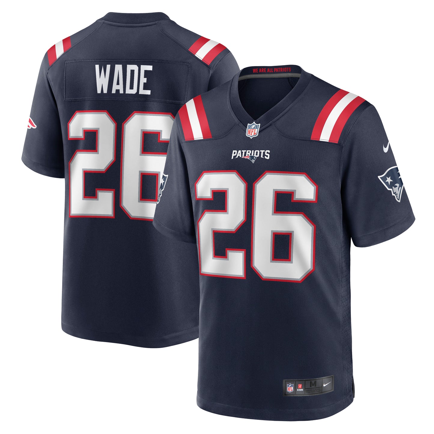 Shaun Wade New England Patriots Nike Game Jersey - Navy