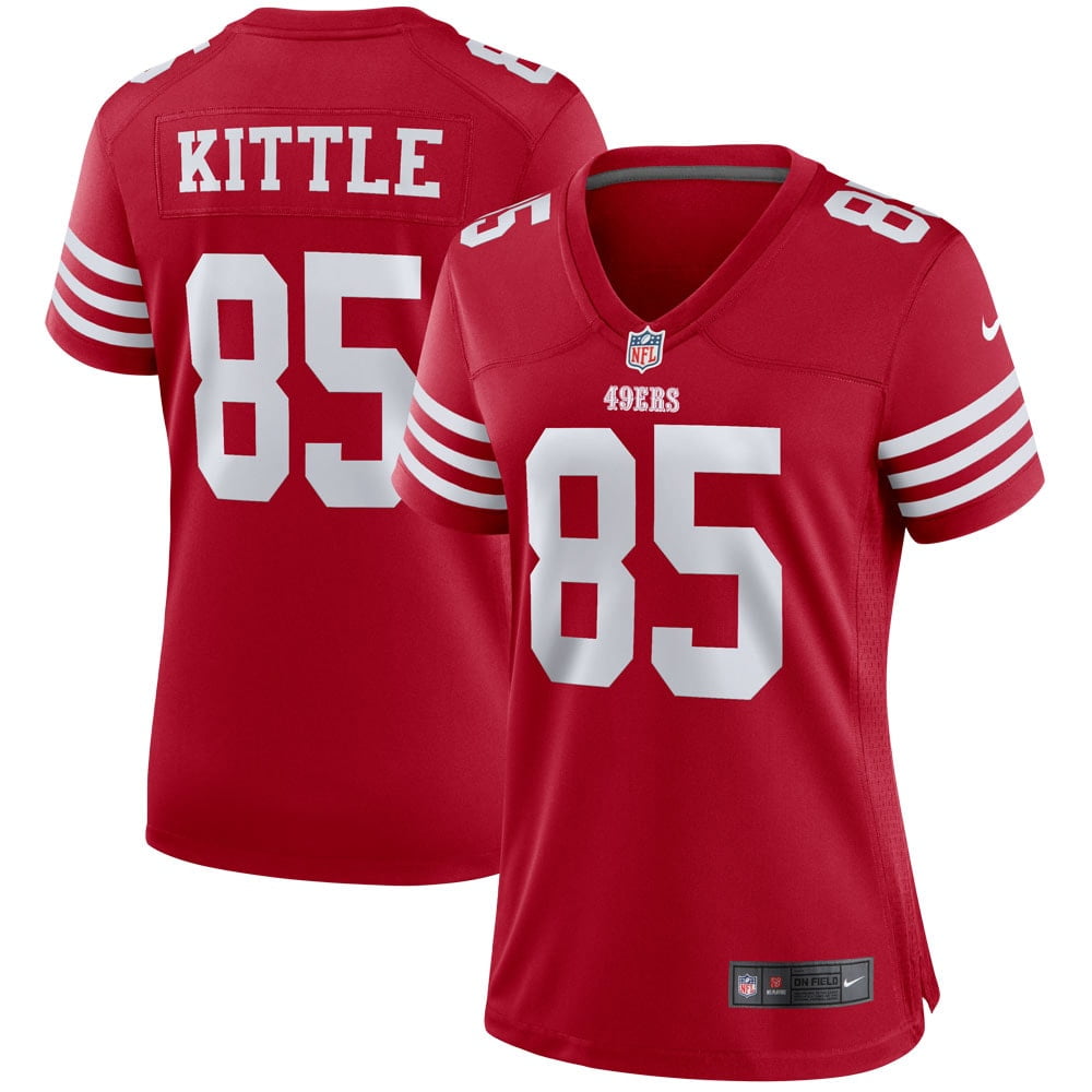 Women's Nike George Kittle Scarlet San Francisco 49ers Player Game Jersey