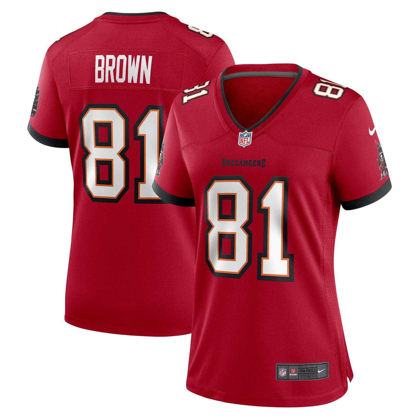 Antonio Brown Tampa Bay Buccaneers Nike Women's Game Jersey - Red