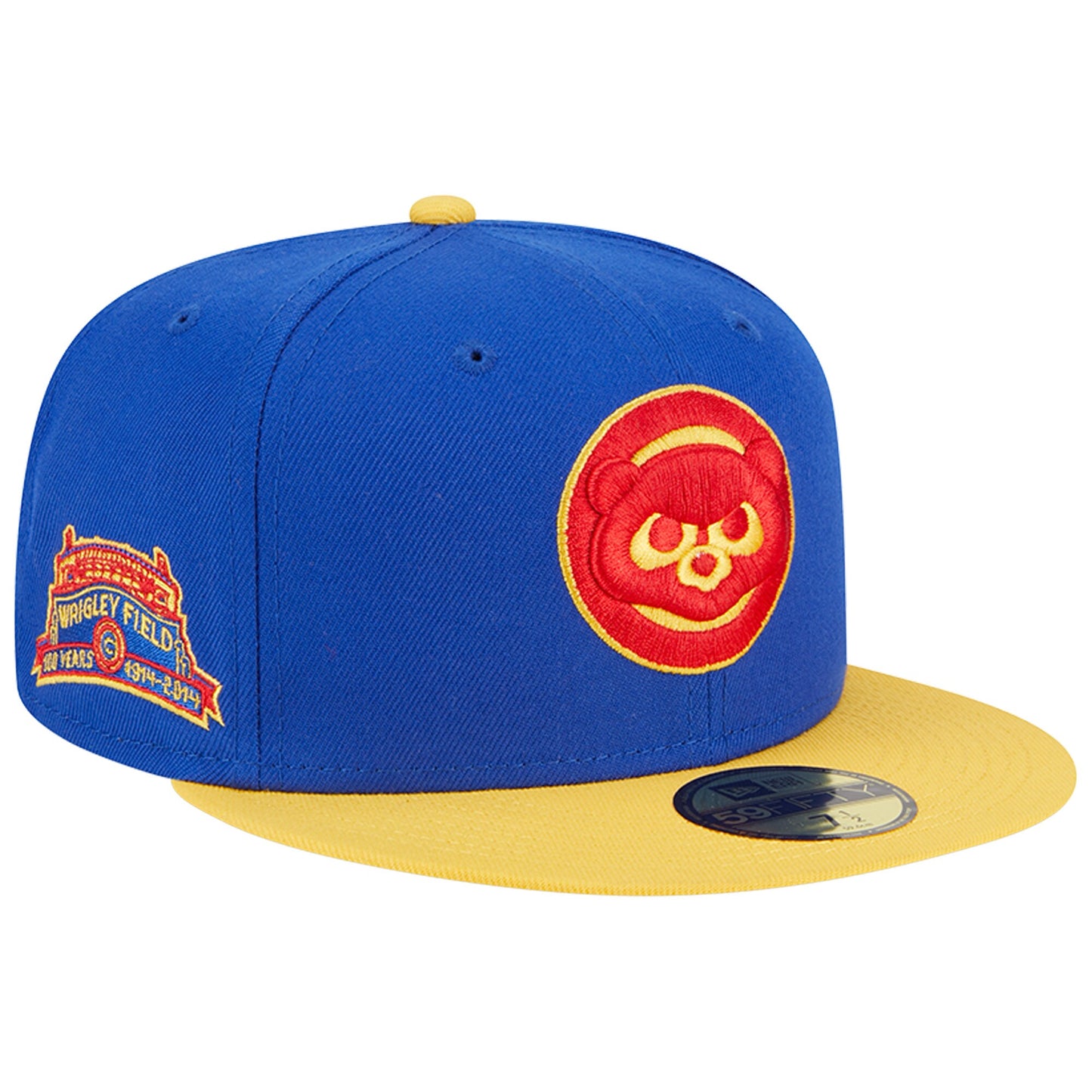 Chicago Cubs New Era Empire 59FIFTY Fitted Hat - Royal/Yellow