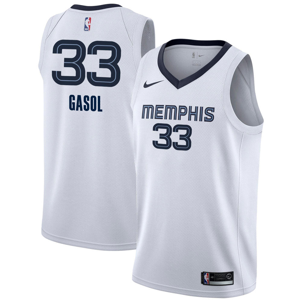 Youth Memphis Grizzlies Marc Gasol Association Jersey - White