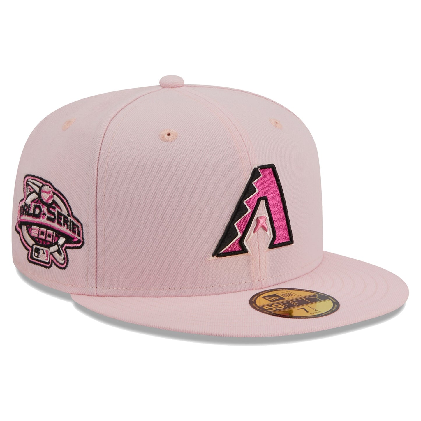 Arizona Diamondbacks New Era 2001 MLB World Series 59FIFTY Fitted Hat - Pink
