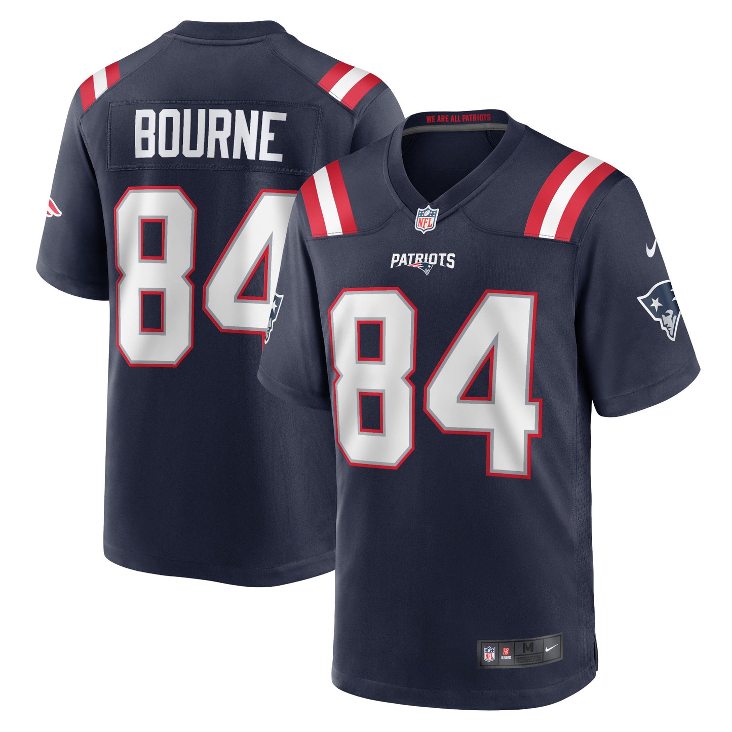Kendrick Bourne New England Patriots Nike Game Jersey - Navy