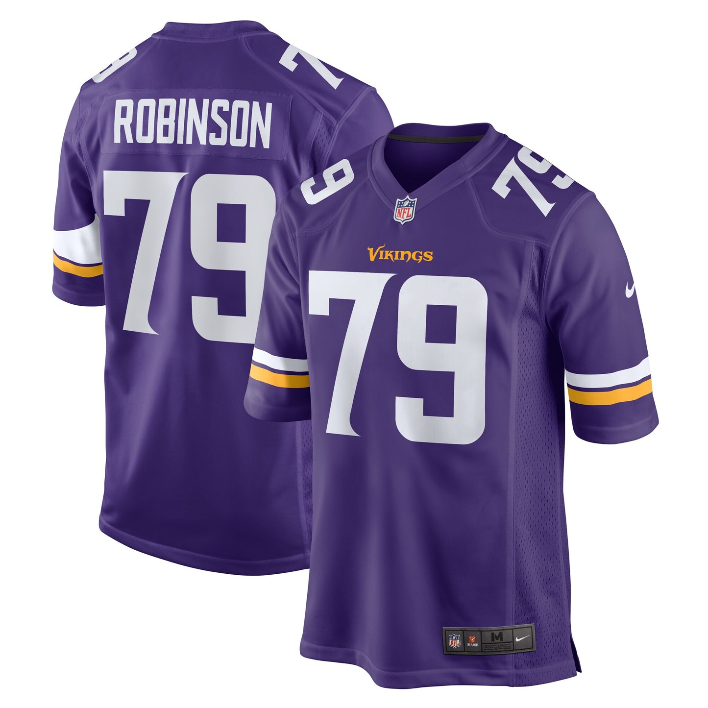 Tyrese Robinson Minnesota Vikings Nike Team Game Jersey - Purple