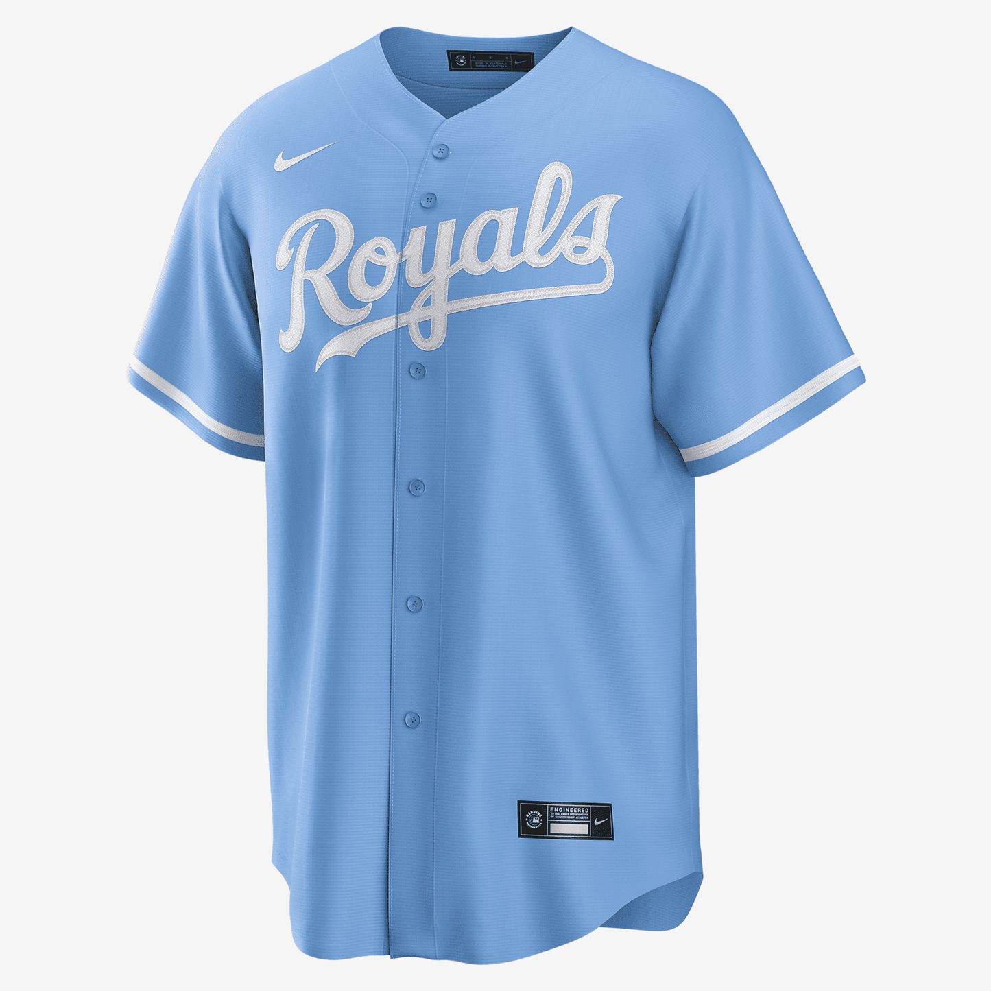 MLB Kansas City Royals Men's Replica Baseball Jersey - Light Blue