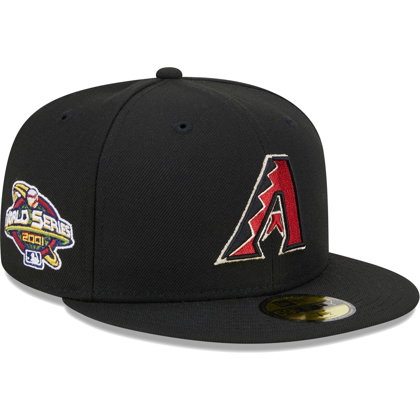 Arizona Diamondbacks New Era 2001 World Series Team Color 59FIFTY Fitted Hat - Black