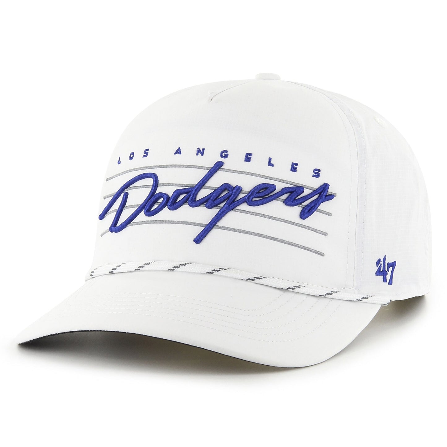 Los Angeles Dodgers '47 Downburst Hitch Snapback Hat - White