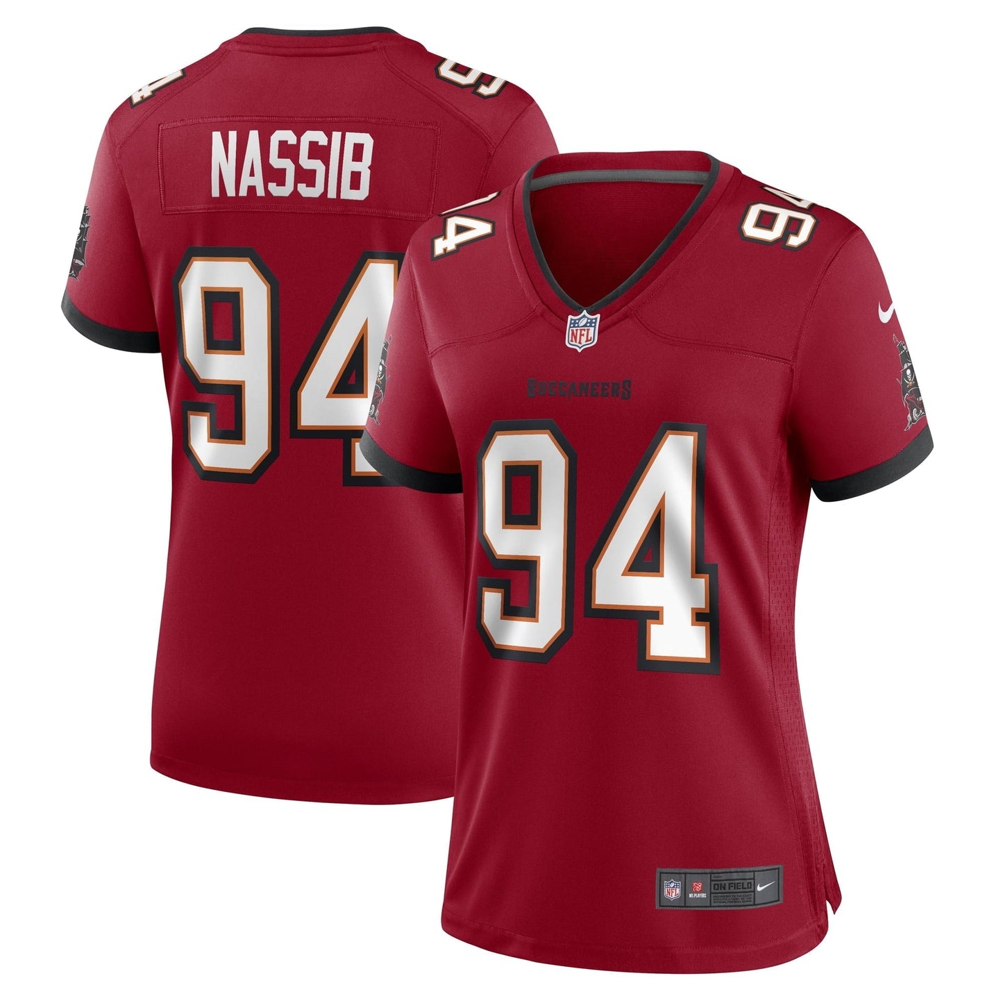 Women's Nike Carl Nassib Red Tampa Bay Buccaneers Game Player Jersey