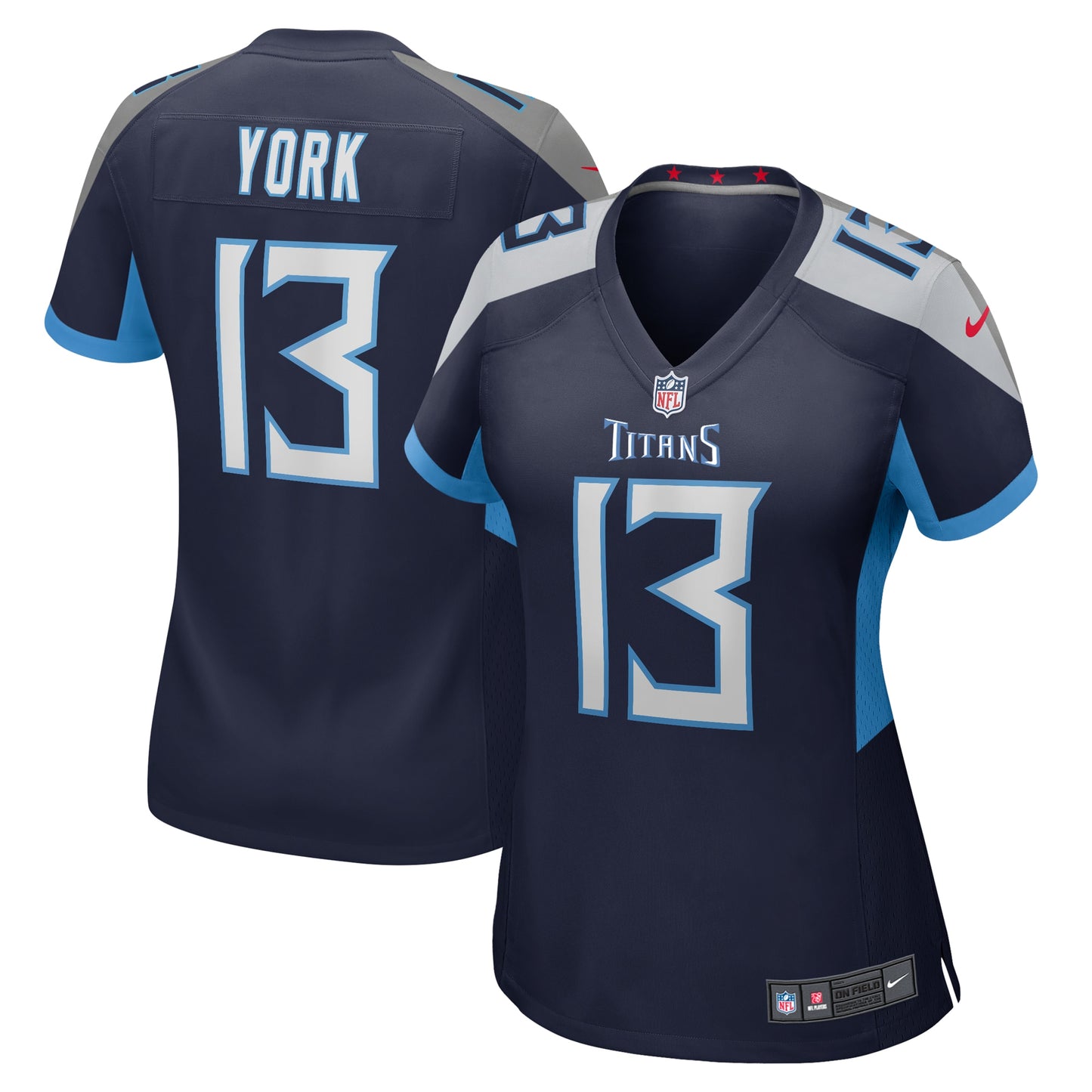 Cade York Tennessee Titans Nike Women's Team Game Jersey - Navy