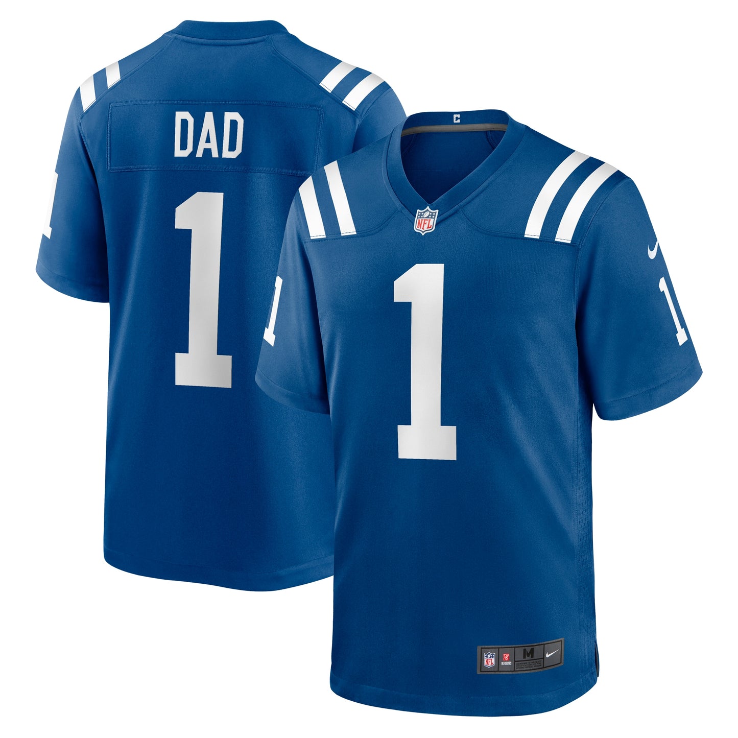 Number 1 Dad Indianapolis Colts Nike Game Jersey - Royal