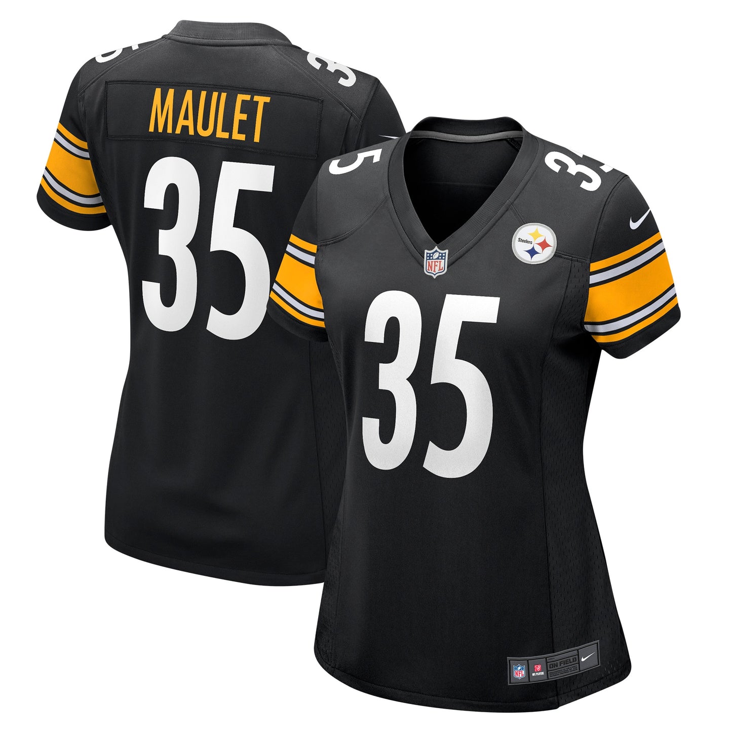 Arthur Maulet Pittsburgh Steelers Nike Women's Game Jersey - Black