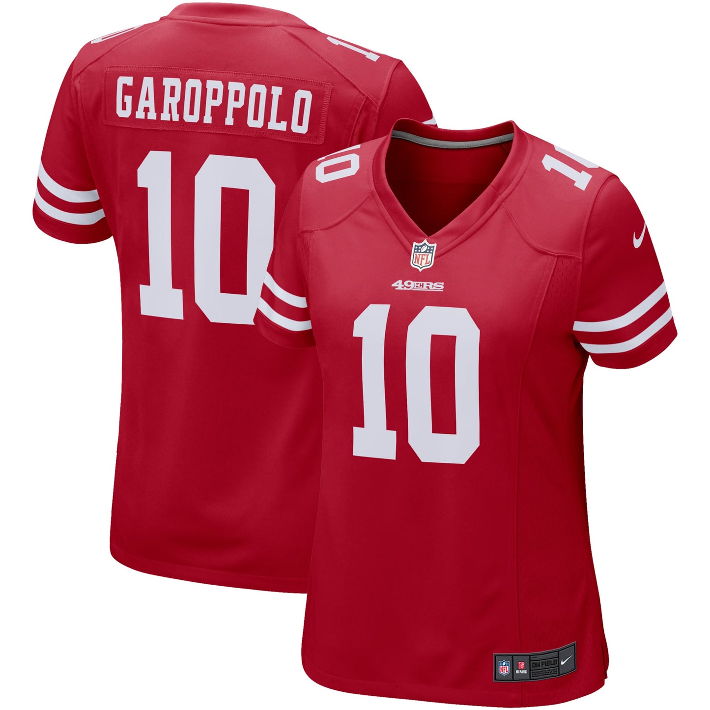 Jimmy Garoppolo San Francisco 49ers Nike Women's Game Player Jersey - Scarlet