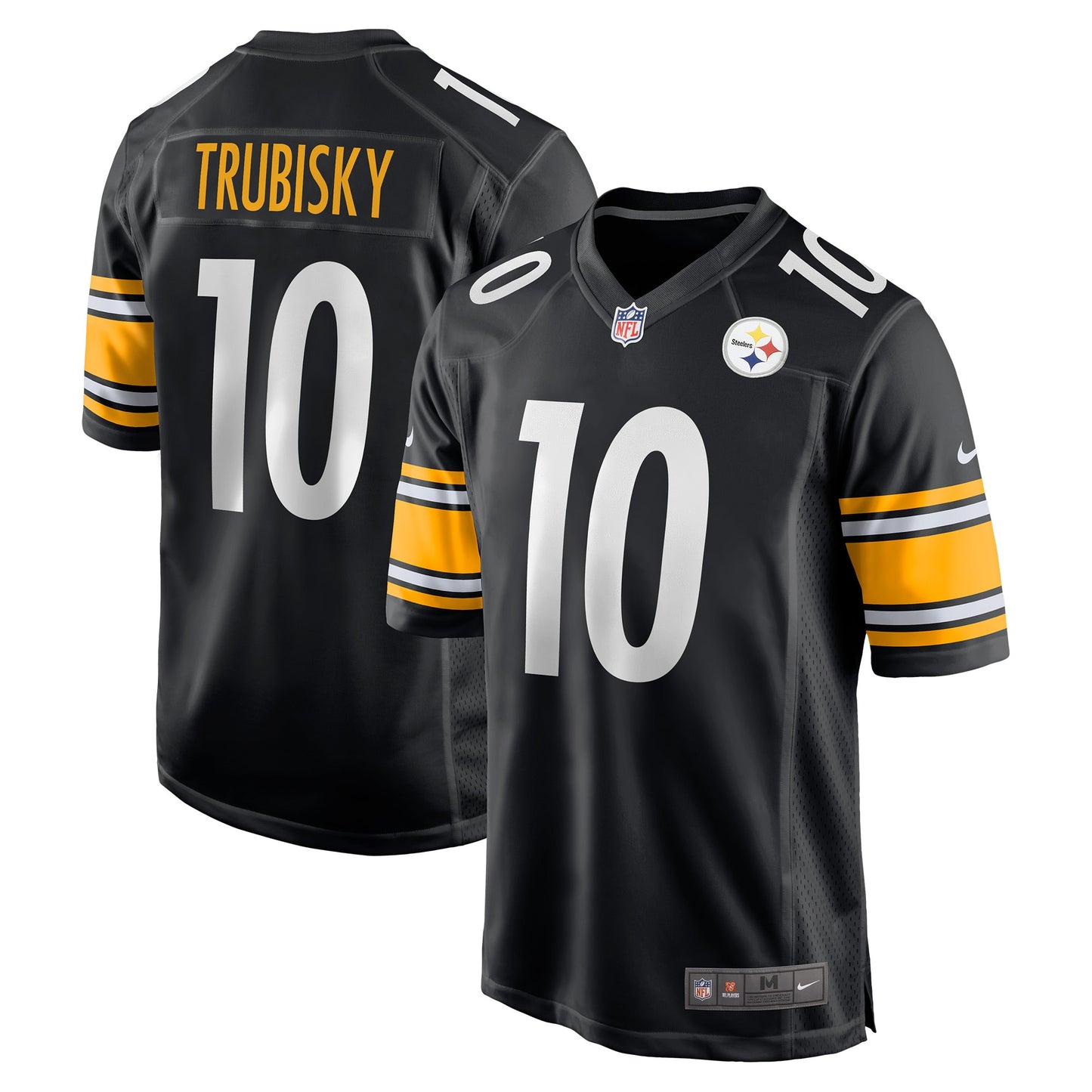 Mitchell Trubisky Pittsburgh Steelers Nike Game Jersey - Black