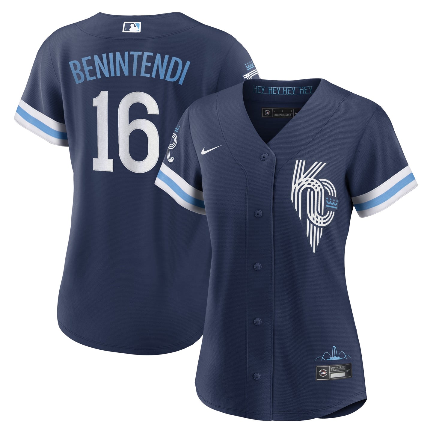 Andrew Benintendi Kansas City Royals Nike Women's 2022 City Connect Replica Player Jersey - Navy