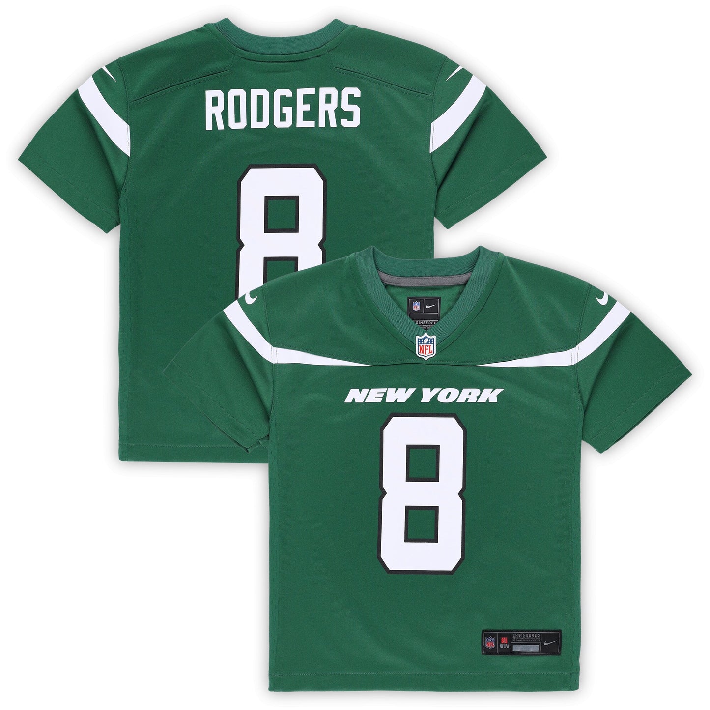 Aaron Rodgers New York Jets Nike Infant Game Jersey - Gotham Green