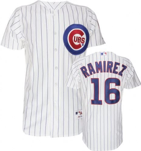 Mens Majestic Chicago Cubs Aramis Ramirez Home White Authentic Jersey