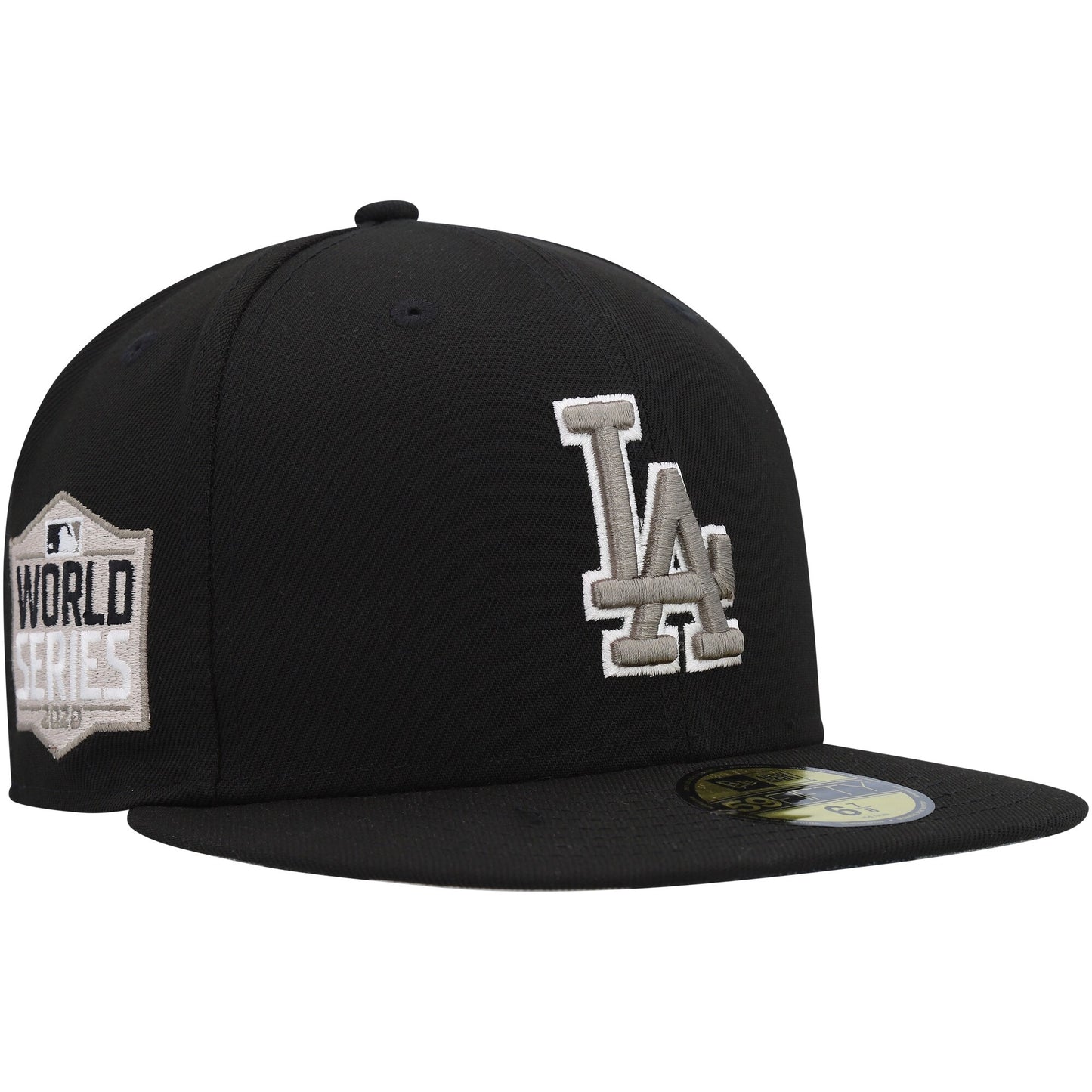 Los Angeles Dodgers New Era Chrome Camo Undervisor 59FIFTY Fitted Hat - Black