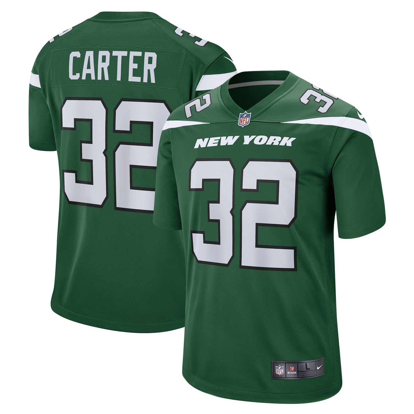 Michael Carter New York Jets Nike Game Jersey - Gotham Green